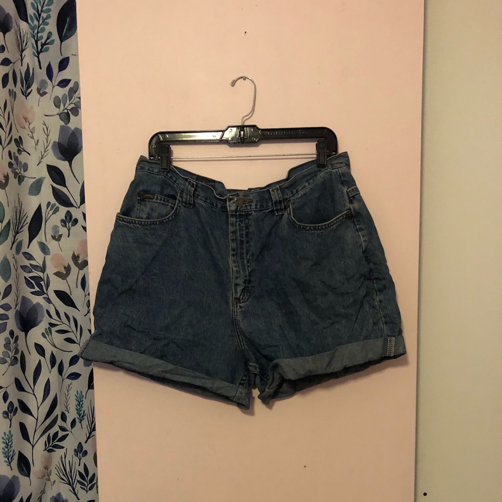 High Waisted Mom Jean Shorts